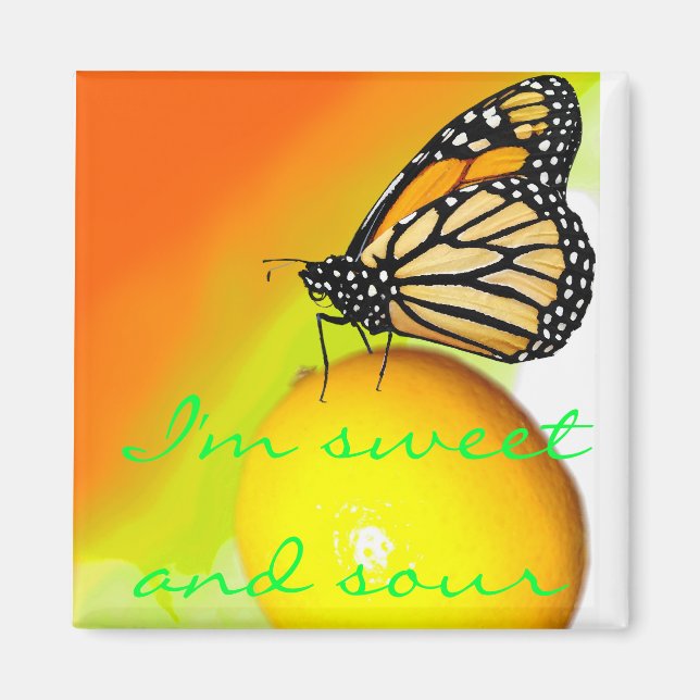 Söt och sur Magnet (Framsidan)