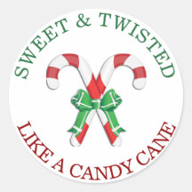 Söt och Twisted som en Candy cane-fästare