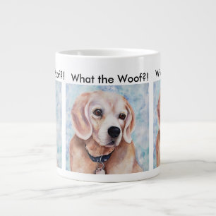 Söt och varsamt Beagle Jumbo Mugg