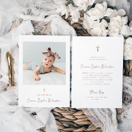 Söt och vismisk | Foto och Guld-baptism i Ro Inbjudningar