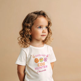 Söt Officiell Äggjägare Påsk Barn Namn T Shirt