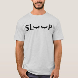 Söt ögonfrans Sömn Grafisk T-shirt