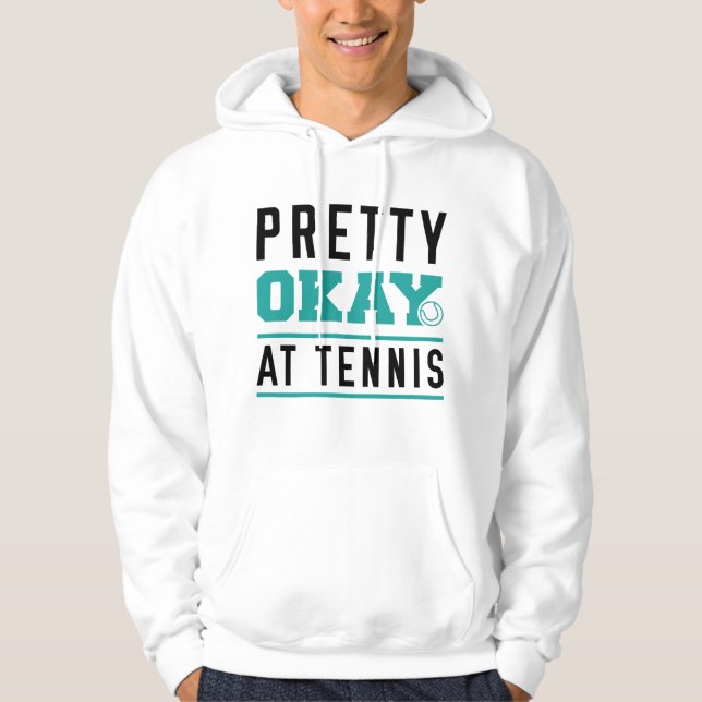 Söt okej vid Tennis Hoodie (Framsida)