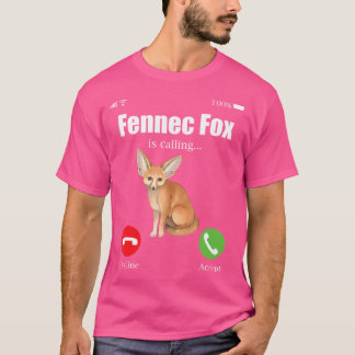 Söt Ökenräv Söta Fennekrävar Fennek Djur Rävlöfte T Shirt