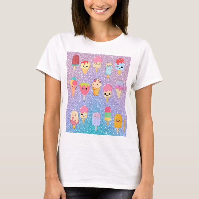 söt ökenredigerbar t shirt (Framsida)