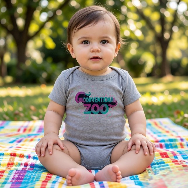 Söt Okonventionell Zoo Heather Grå Tvåsidig T Shirt (Skapare uppladdad)