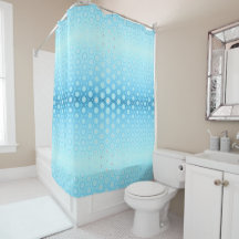 Söt Ombre Blue och Peach Geometric Duvet Cover