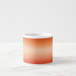 Söt Ombre Hett, sommartid, Orange & Apricot Gradi Espressomugg