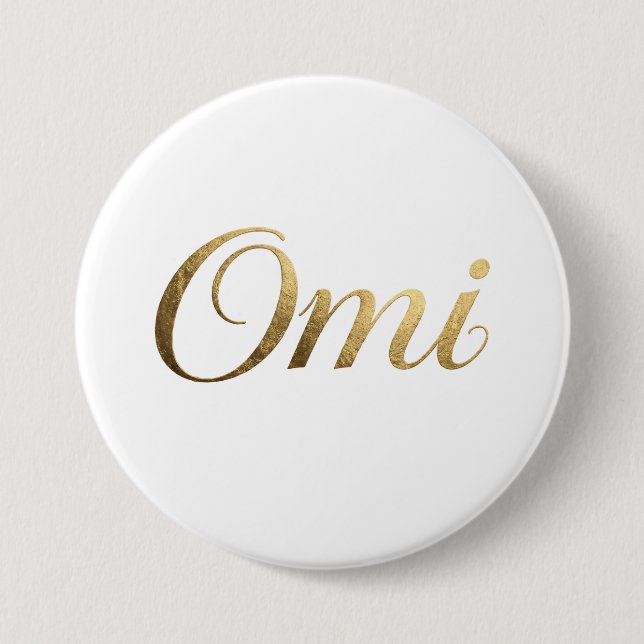 Söt Omi-knapp – Mormors present, Omi Knapp (Framsida)