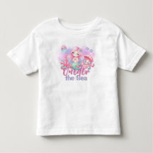 Söt ONEder the Sea-födelsedags T-shirt för barn