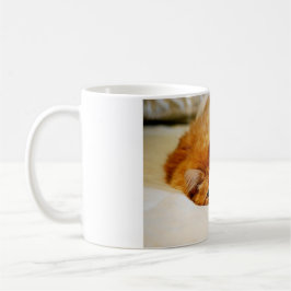 Söt Orange Cat Mugg