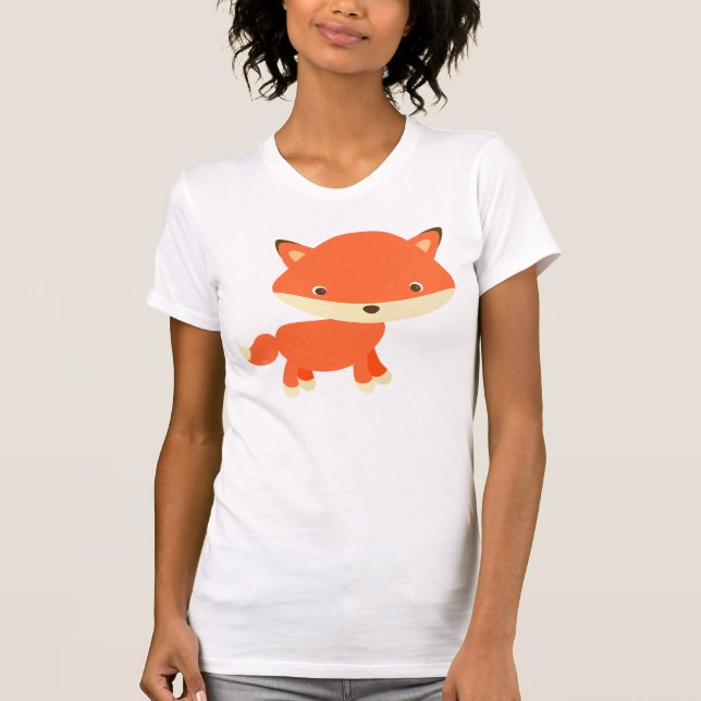 Söt orange räv tröja (Framsida)