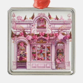 SÖT ORNATE HELGDAG CHRISTMAS STOREFRONT JULGRANSPRYDNAD METALL