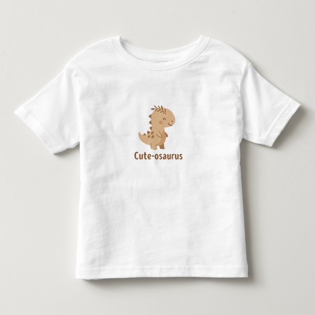 Söt-osaurus – Bedårande Dinosaurie T Shirt (Framsida)