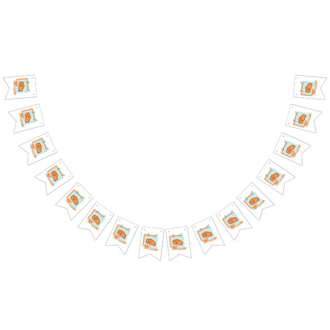 Söt ost, orange, turkos vimplar (Alla)