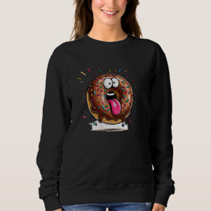 Söt överdragskjorta med chokladglasyr och strössel t shirt