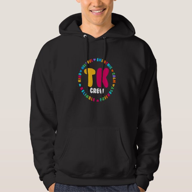 Söt övergångsklass lärare team squad  hoodie (Framsida)
