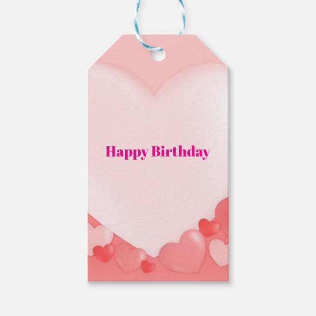 Söt överraskningspresentpåse | Öppna mig presentlå Presentetikett (Framsidan)