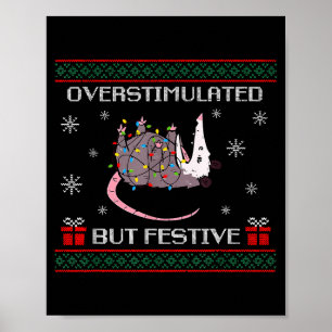 Söt Överstimulerad Men Festlig Rolig Sommar Ful Ju Poster