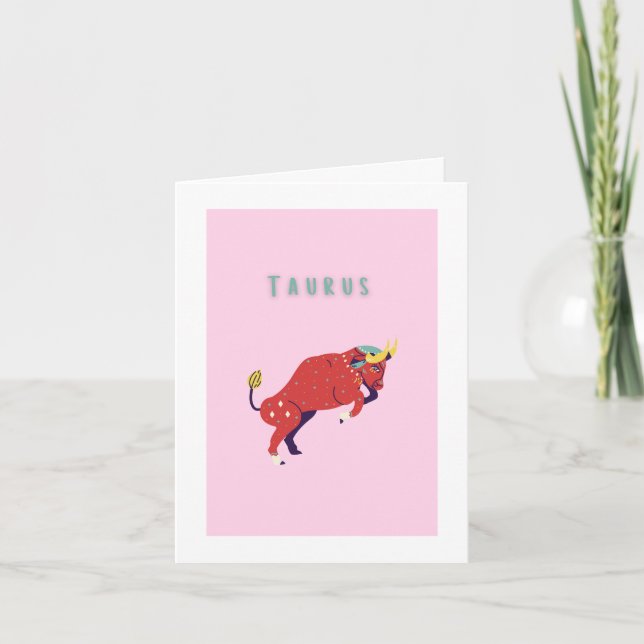 Söt Oxen, stjärntecken, stjärnbild Kort (Framsida)
