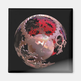 Söt på Rosa Cogs Magnet