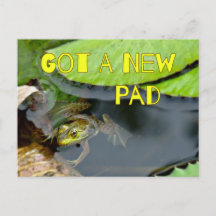 Söt paddan har ett nytt bo Paddan adressändring vy
