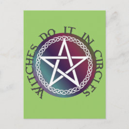 Söt Pagan-design Vykort