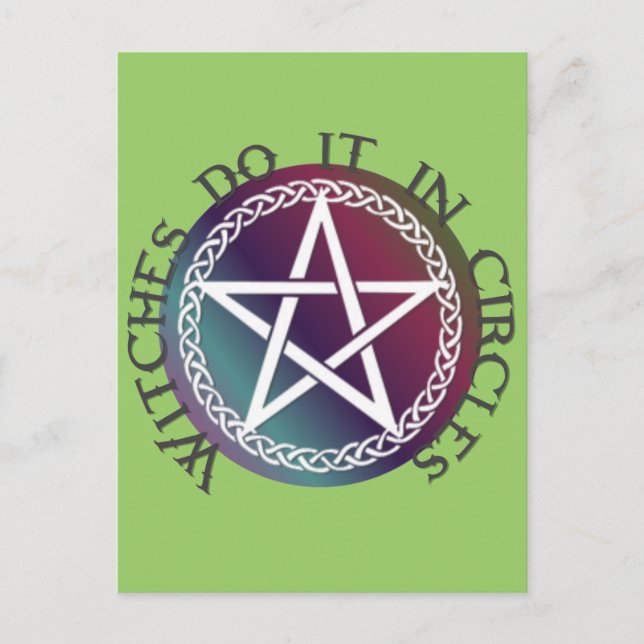 Söt Pagan-design Vykort (Framsida)