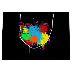 Söt Paint Splatter Painting Abstrakt Art Paint