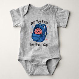 Söt “Pakkade Du Din Hjärna Idag?” Hjärnpun T Shirt