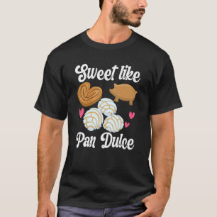Söt Pan Dulce Conchas Latina Mexikansk Kvinna Conc T Shirt