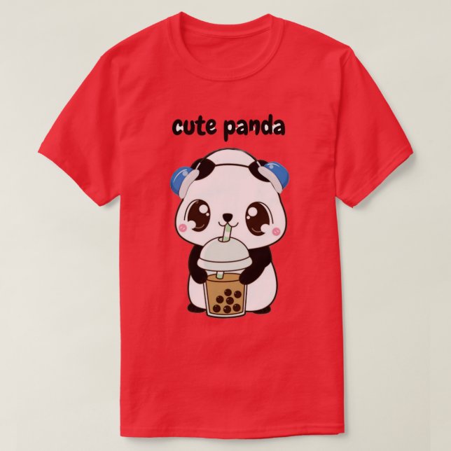 Söt panda 14 t shirt (Design framsida)