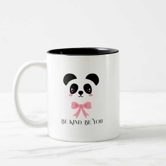 Söt Panda Båg Mugg (Vänster)