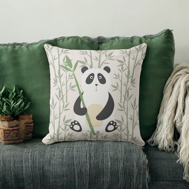 Söt Panda Barnkammare Kudd Kudde (Skapare uppladdad)