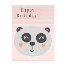 Söt Panda Björn - Barnkalas