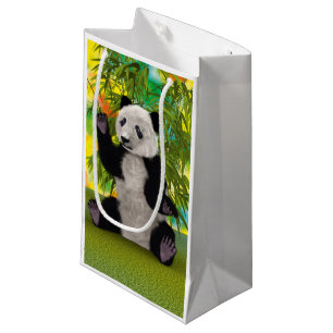 Söt Panda Björn Kawaii Djurälskare Perfekt Present