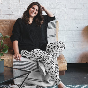 Söt Panda Björn Mönster Roligt Djur Leggings