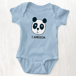 Söt Panda Björn Personligt Namn T Shirt