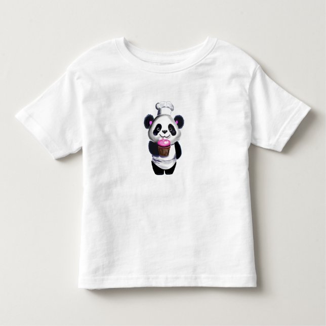 Söt Panda Björn T-Shirt (Framsida)