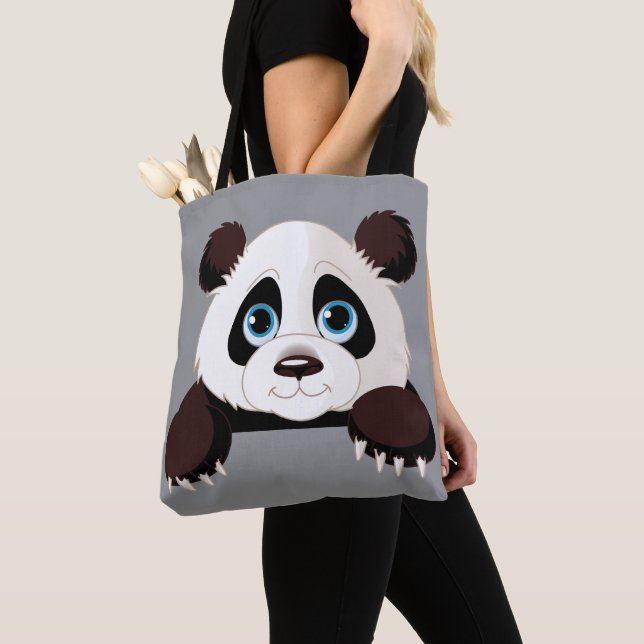 Söt Panda Björn Tygkasse (Närbild)