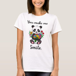 Söt Panda Du Får Mig Att Le T Shirt