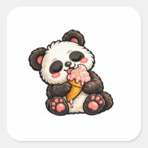 Söt Panda Glass