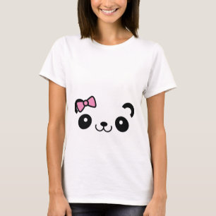 Söt Panda Graviditet T-Shirt