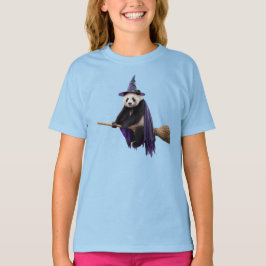 Söt Panda Halloween T-Shirt för Barn
