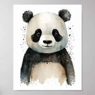 Söt Panda Hängande Affisch