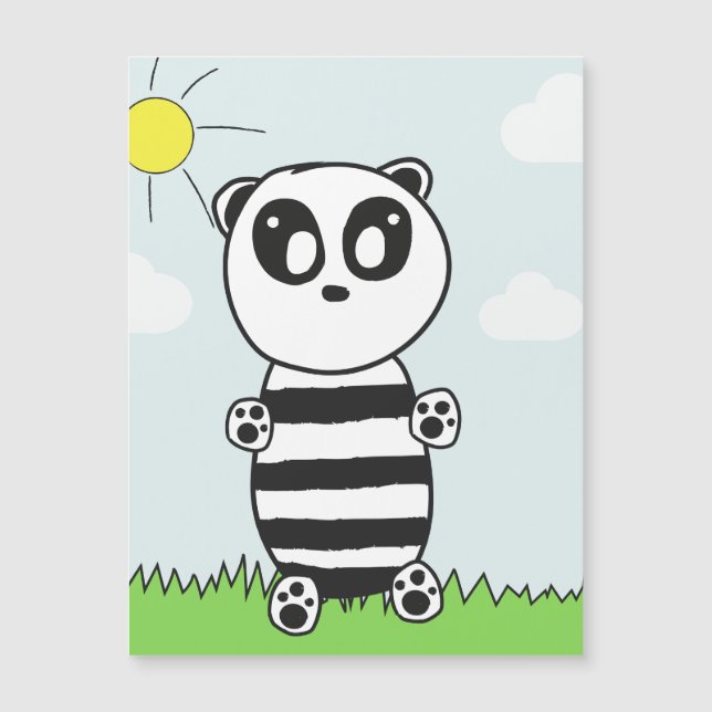 Söt Panda-illustration (Framsida)