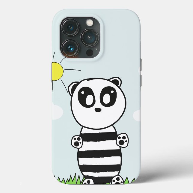 Söt Panda-illustration (Baksida )