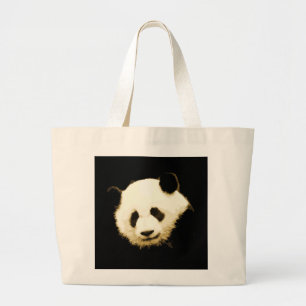 Söt Panda Jumbo Tygkasse