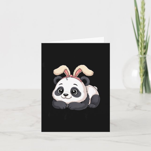 Söt Panda Kanin Någon Kanin Älskar Dig  Kort (Framsida)