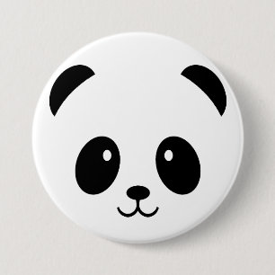 Söt Panda Knappspänne Pandaer Knapp